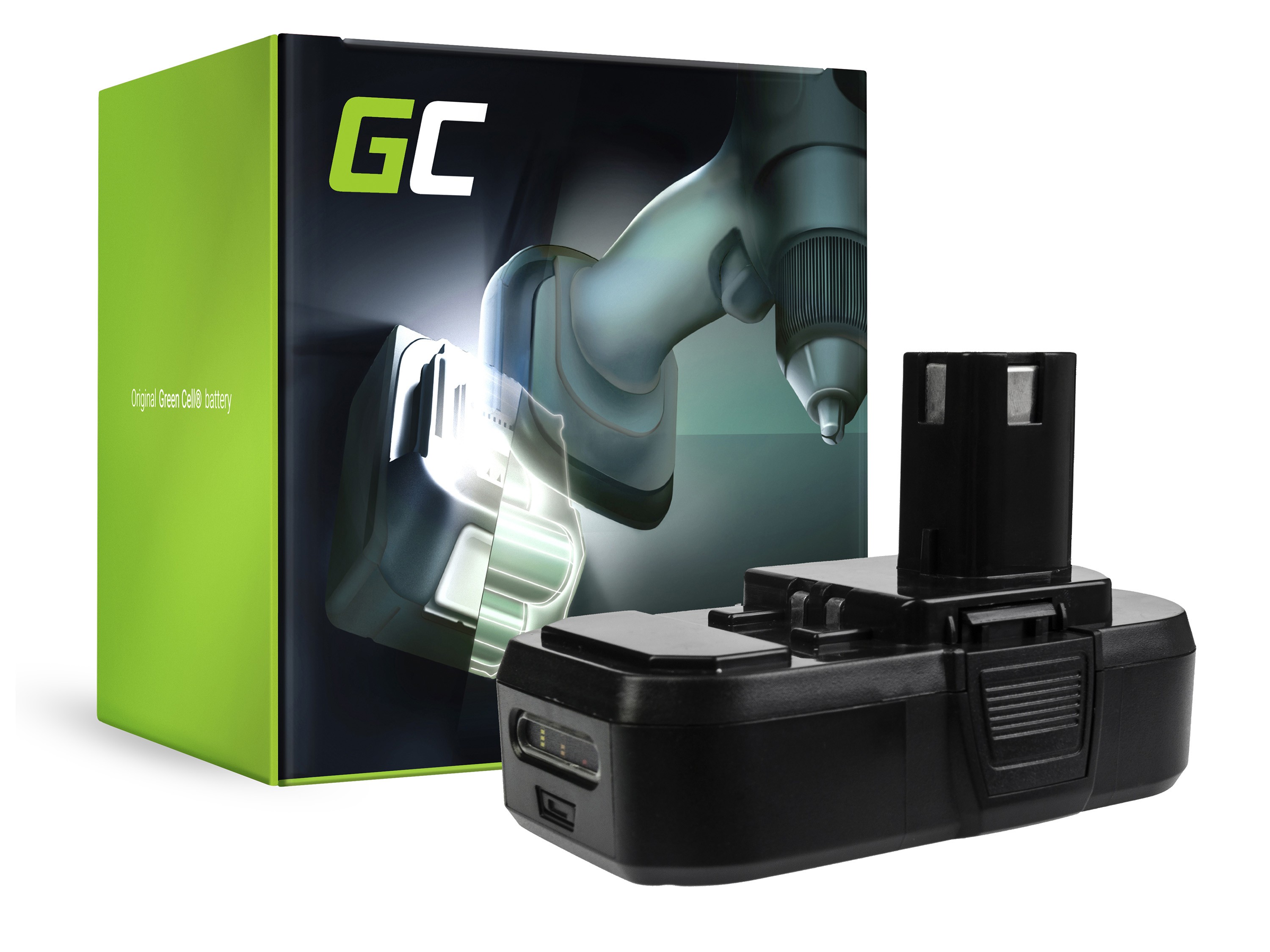 Green Cell Power Tool Battery ONE+ 