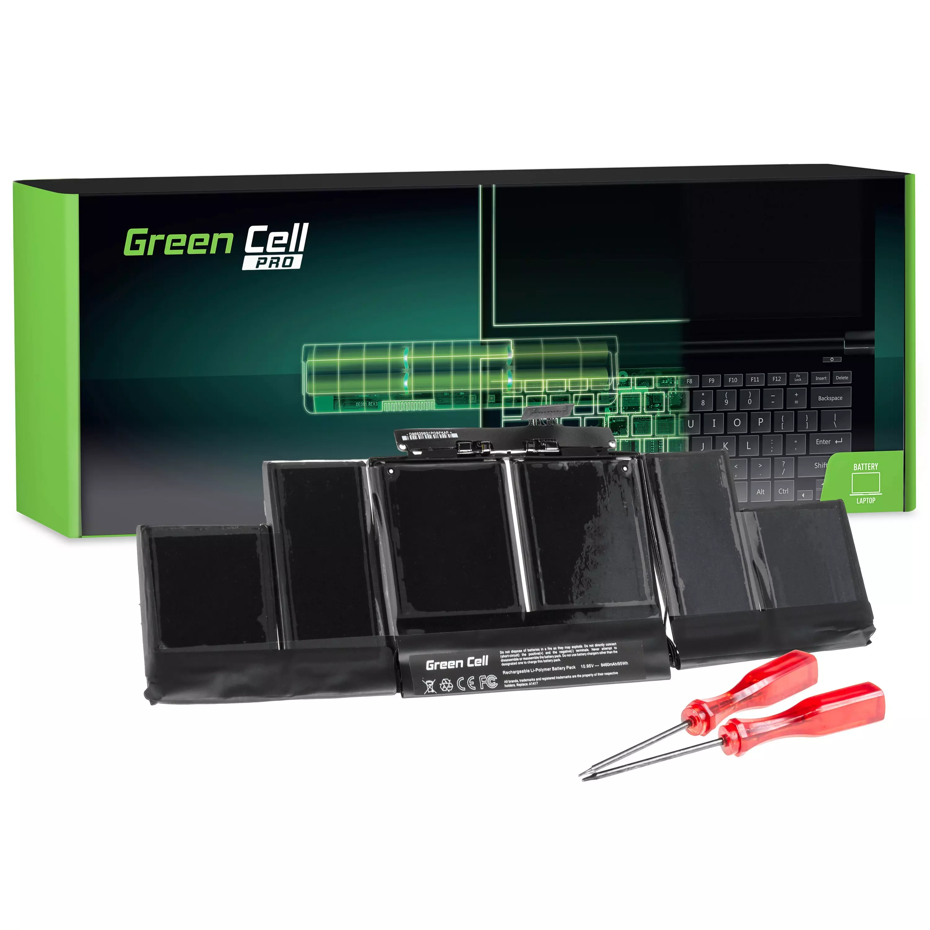 Green Cell Baterie laptop Pro A1417 Apple MacBook Pro 15 A1398 (mijlocul anului 2012 începutul anului 2013)