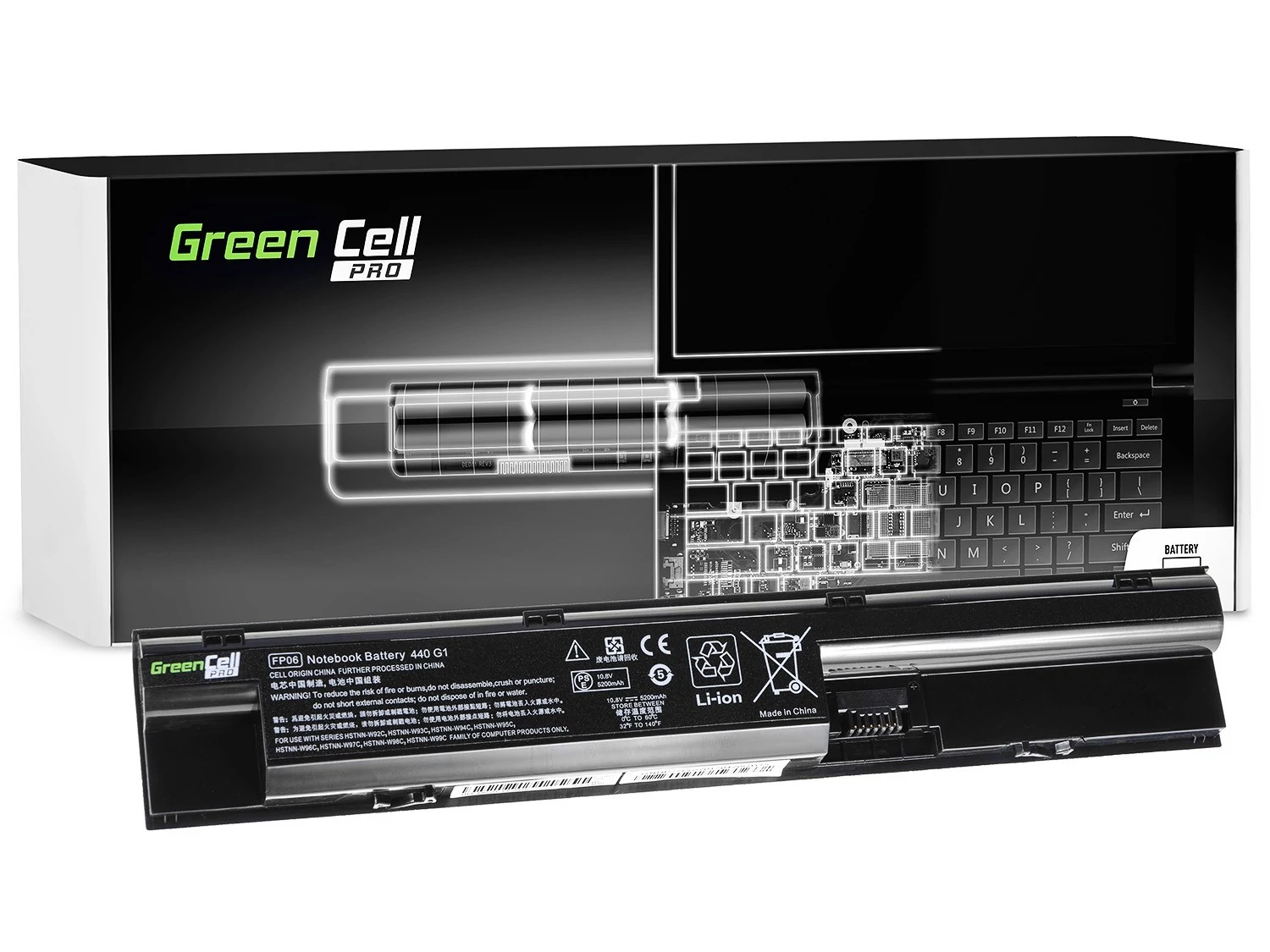 Green Cell Pro Laptop akkumulátor HP ProBook 440 445 450 455 470 G0 G1 G2