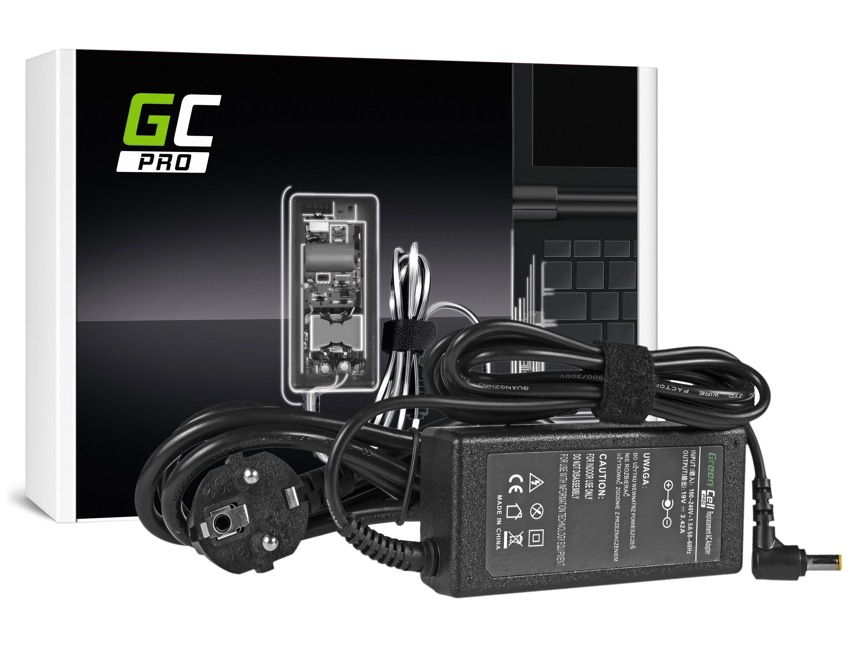 Green Cell PRO nabíjačka / sieťová nabíjačka Acer Aspire E1-521 E1-531 E1-571 Aspire 2000 5741 5742 19V 3,42A