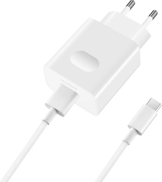 Huawei AP32 Rýchla nabíjačka Stolná nabíjačka USB C kábel biela