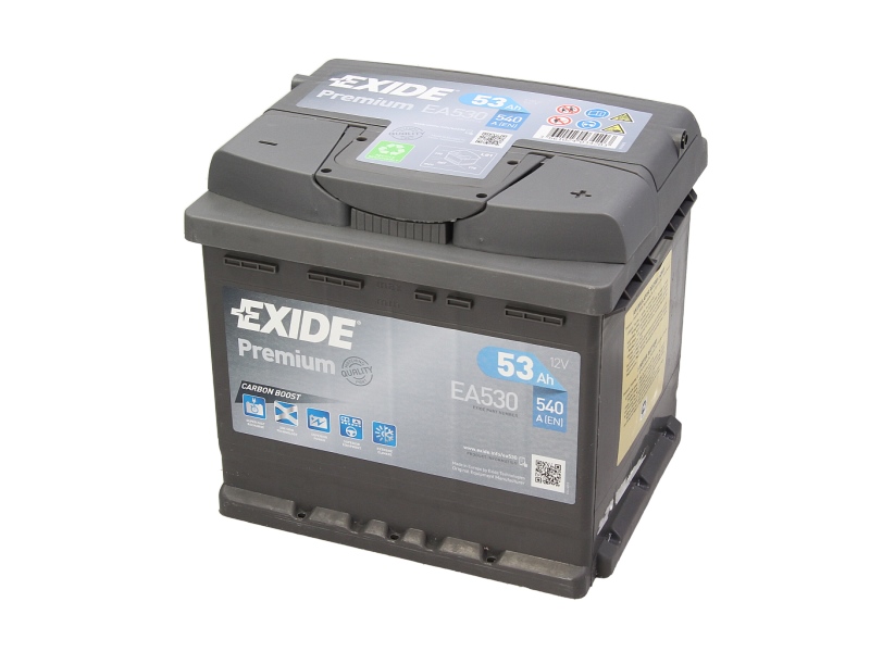 EXIDE EA530 53Ah 540A R+ Car battery
