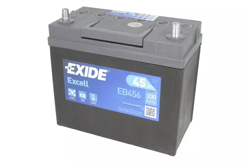EXIDE EB456 45Ah 330A Jobb+ Baterie auto