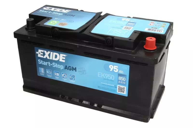EXIDE EK950 95Ah 850A R+ Autó Akkumulátor