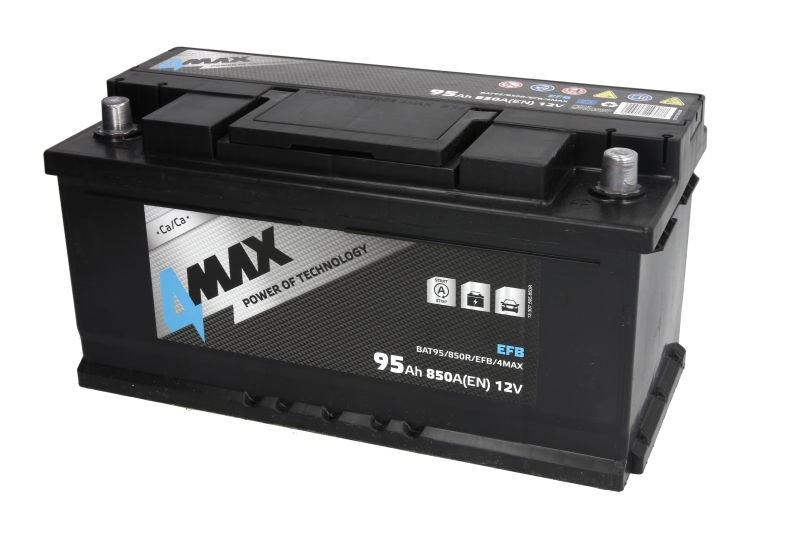 4MAX BAT95/850R/EFB/4MAX 95Ah 850A R+ Car battery
