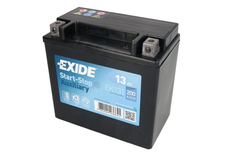 EXIDE EK131 13Ah 200A Bal+ Car battery