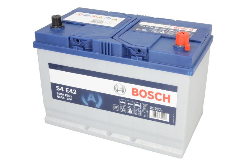 BOSCH 0 092 S4E 420 85Ah 800A R+ Car battery