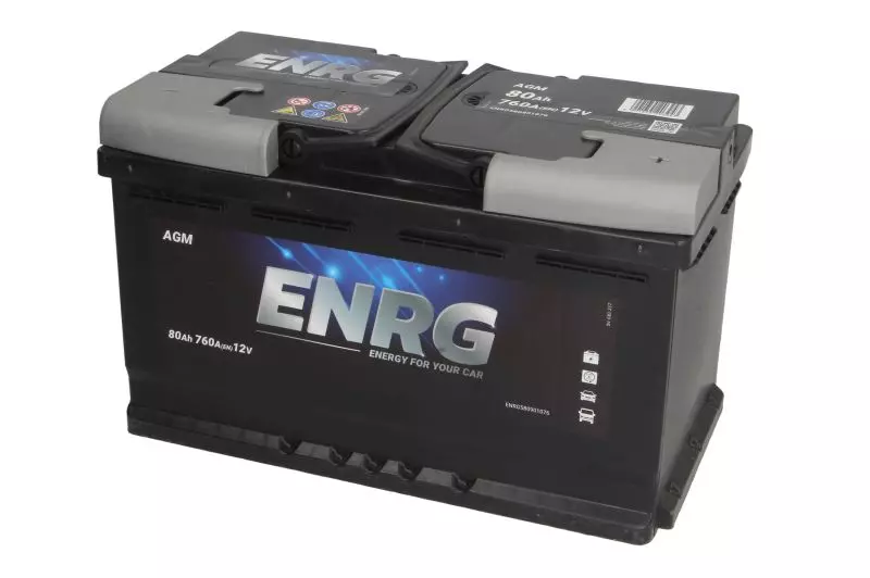 ENRG 580901076 80Ah 760A Jobb+ Car battery