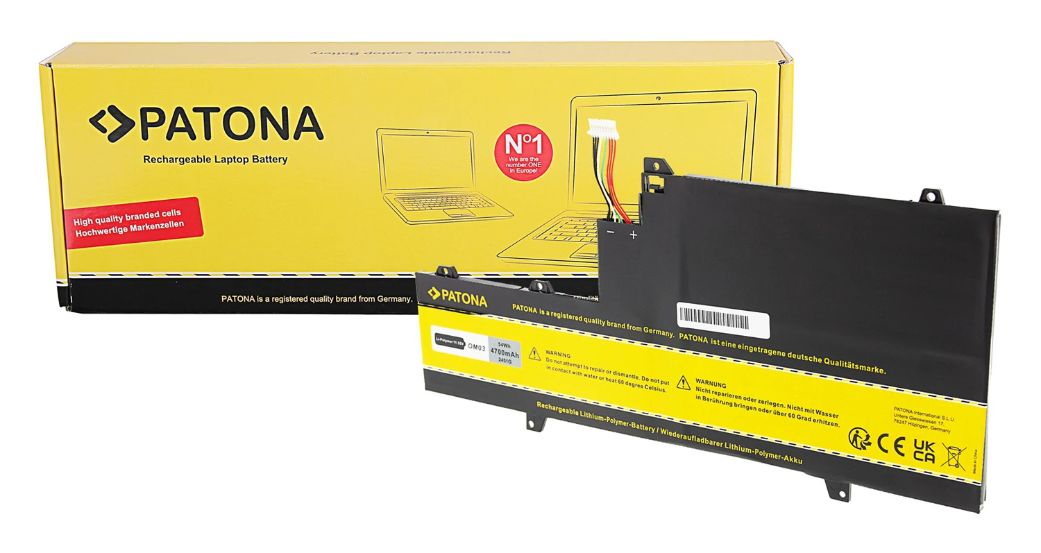 PATONA Batéria pre HP EliteBook x360 1030 G2 OM03XL 1GY29PA 863167-171 -1B1 863280-855 HSN-I04C HSTNN-IB70 HSTNN-IB7O