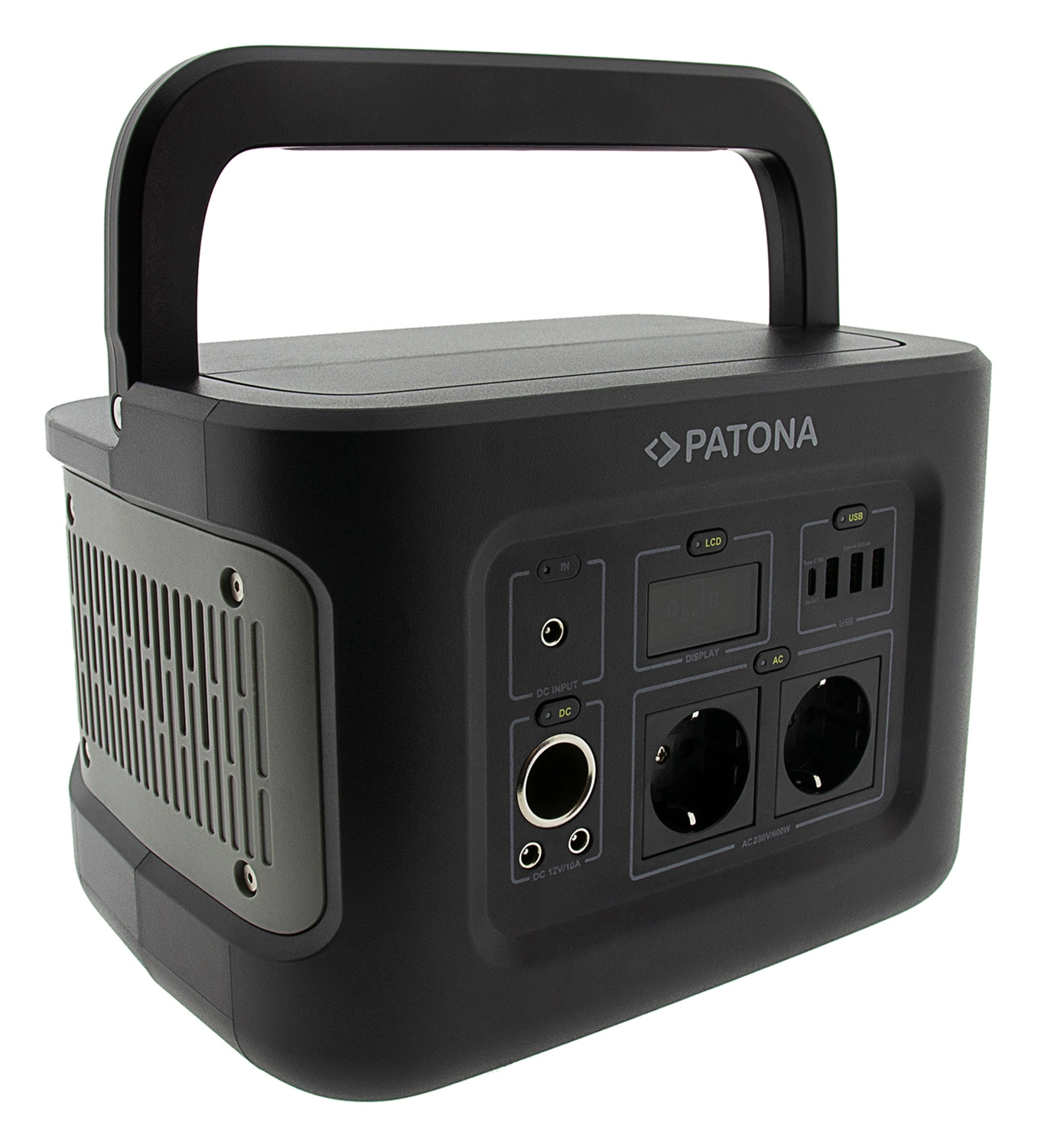 PATONA Platinum Portable Powerstation 600Wh 600W/230V USB5V/2.4A DC12V/10A