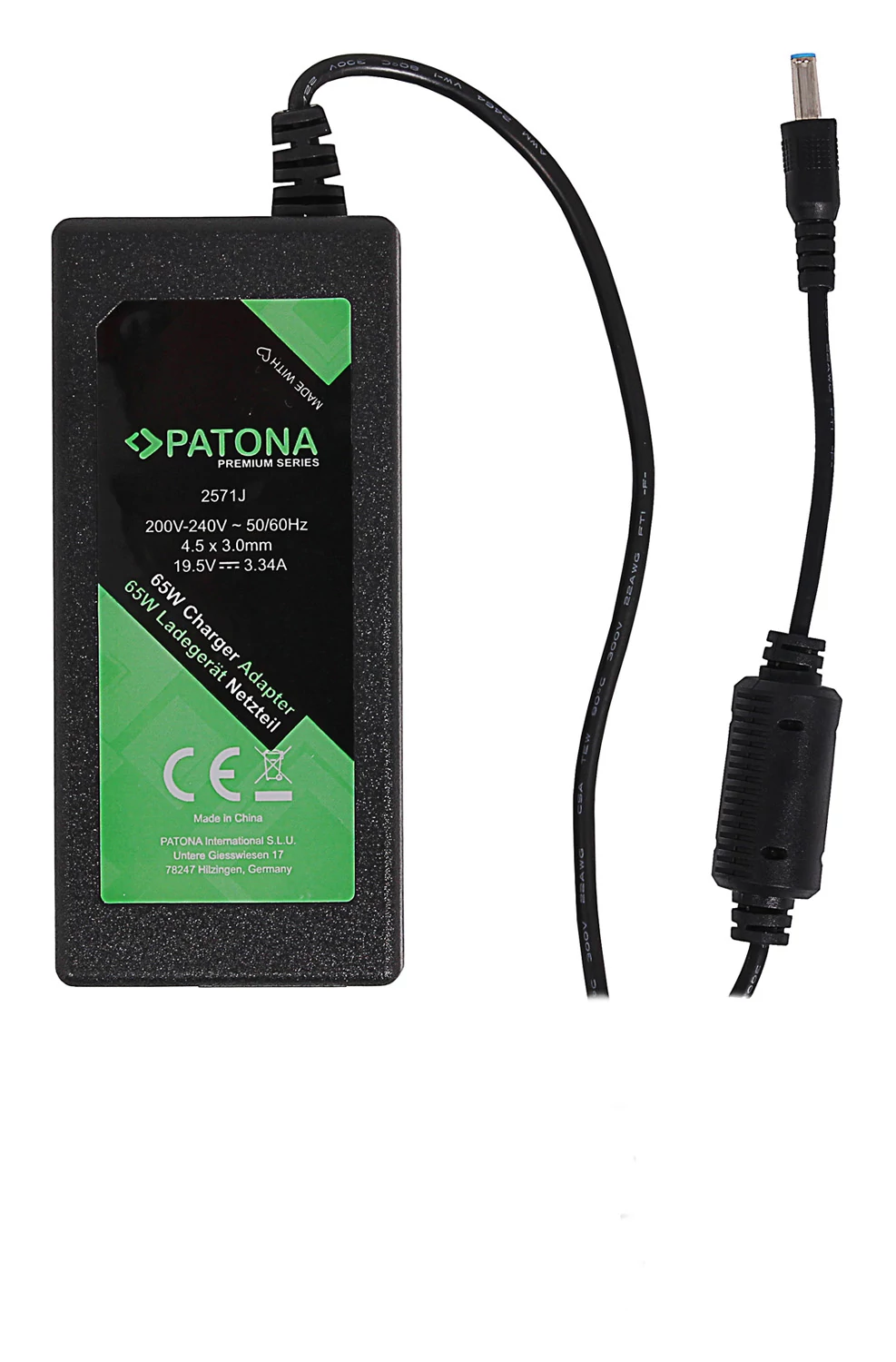 PATONA Premium laptop töltő 19,5V 3,34A 65W f. Dell Inspiron 11 13 14 15 17 XPS 11 12 13