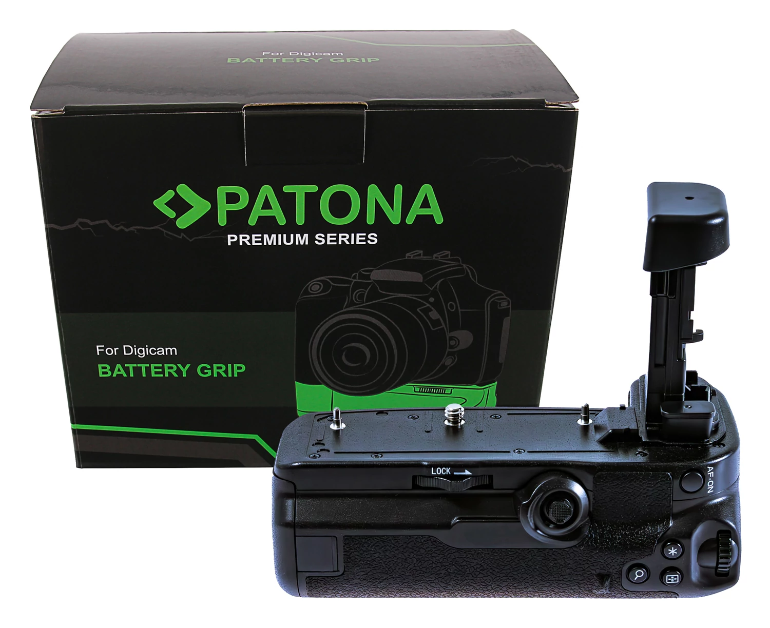 PATONA Premium Portrémarkolat BG-R10 a Canon EOSR5 , 2 x LP-E6NH LP-E6N vagy LP-E6 akkumulátor részére, vezeték nélküli vezérlés