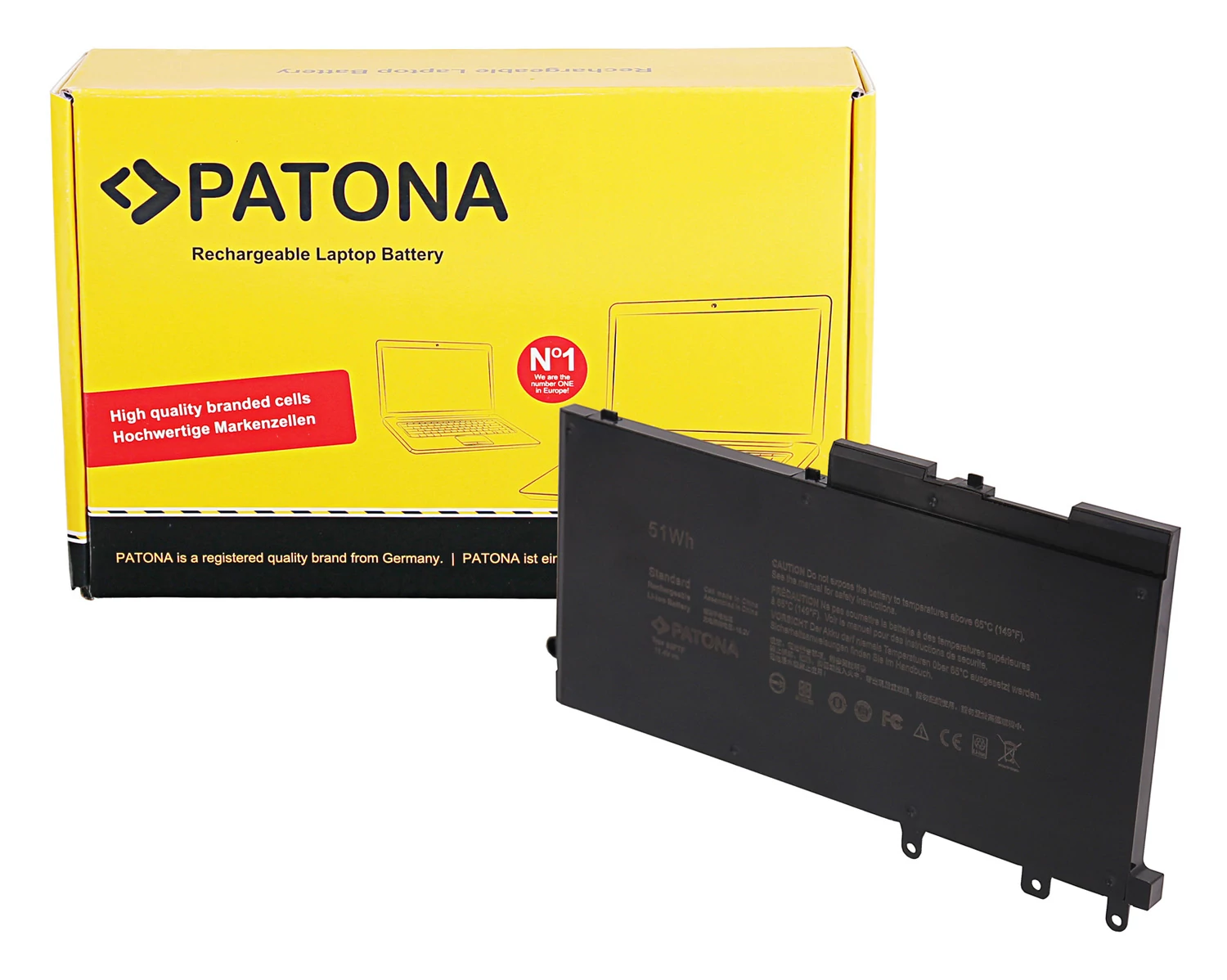 PATONA akkumulátor f. DELL Latitude 5280 5290 5480 5490 5580 5590 4YFVG 083XPC 83XPC D4CMT 93FTF