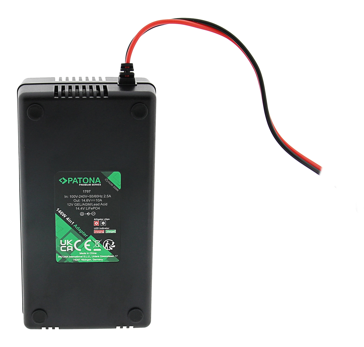 PATONA Premium 4in1 charger for gel, AGM, lead acid and LiFePO4 batteries