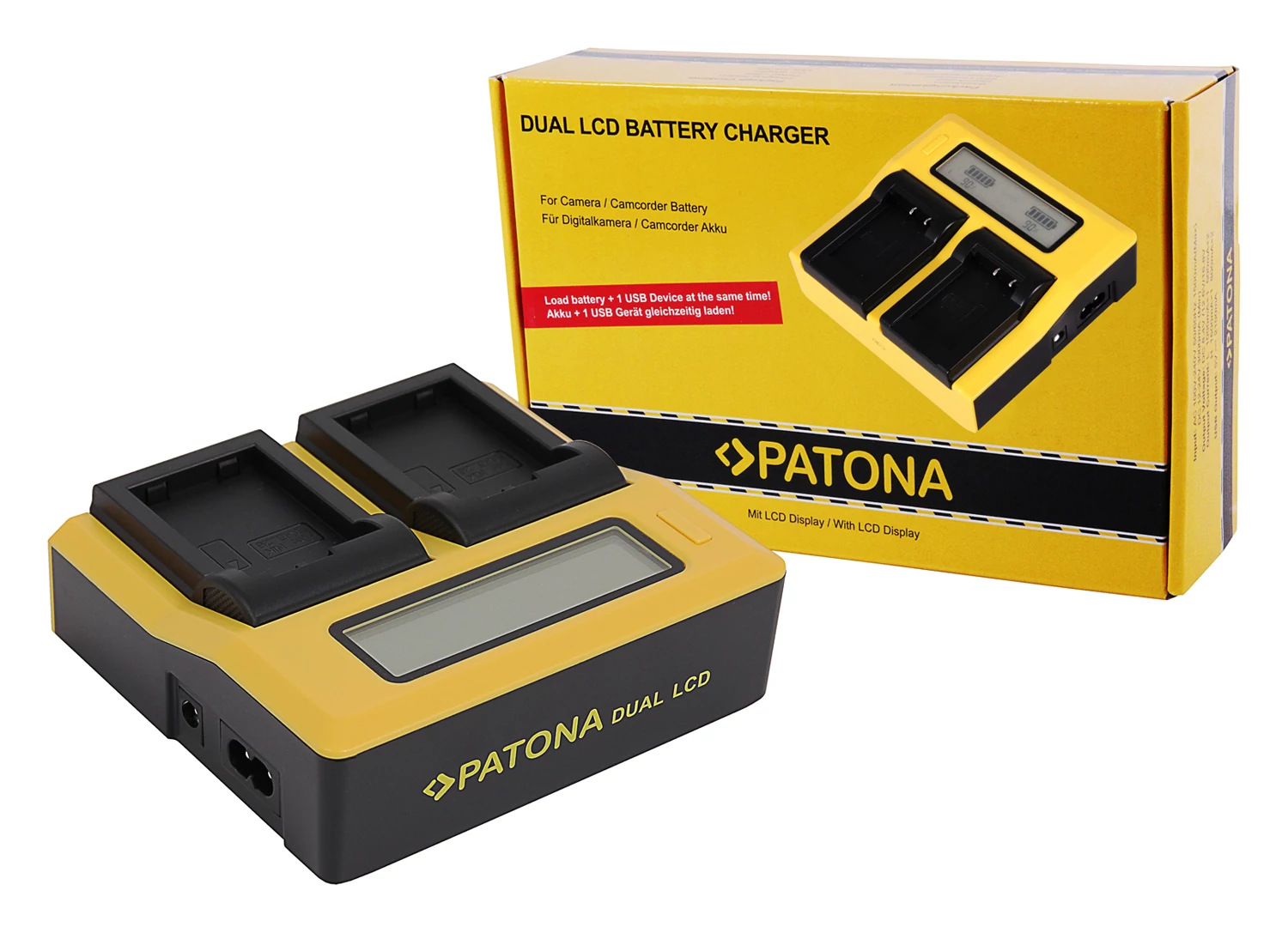 PATONA Dual LCD USB nabíjačka pre Nikon EN-EL25 EN-EL25 Z30 Z50 Z fc