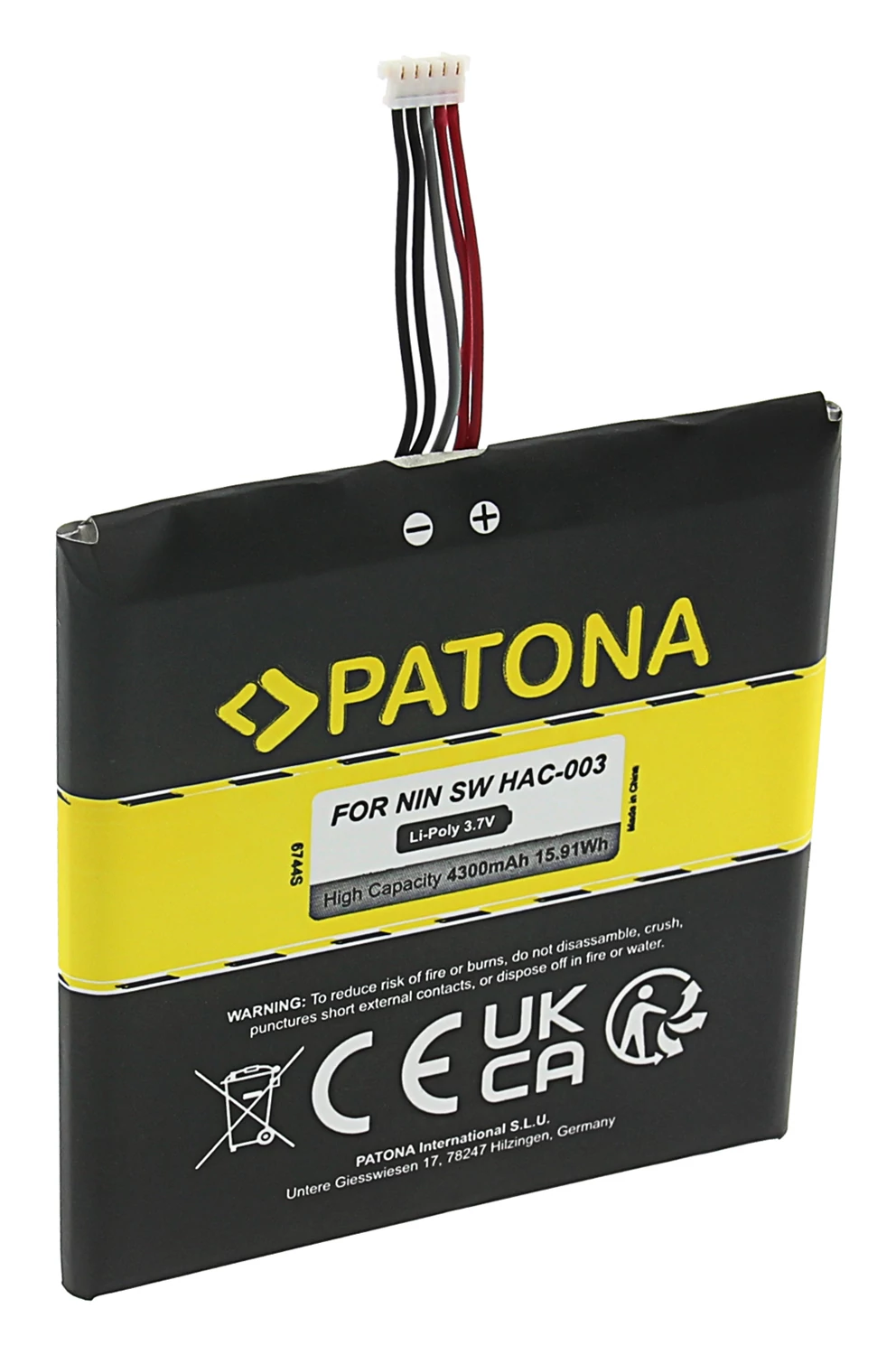 Batéria PATONA f. Konzola Nintendo Switch HAC-003 P/NHAC-003 HAC-A-BPHAT-C0 HAC-S-JP