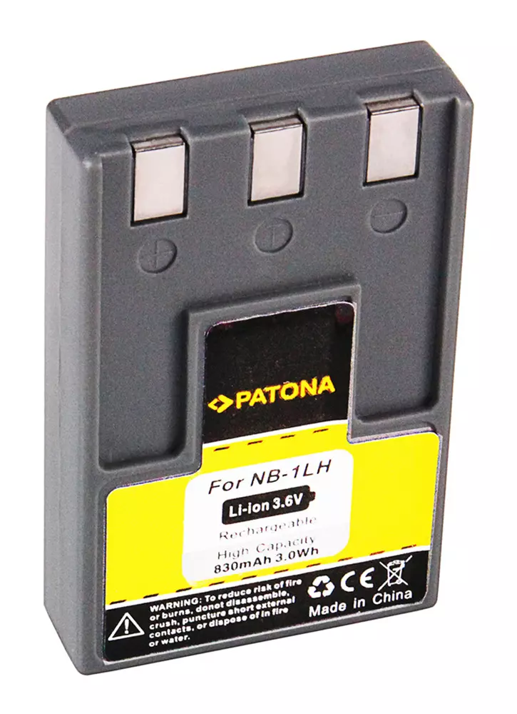 Baterie Canon NB-1LH / baterie reîncărcabilă - Patona