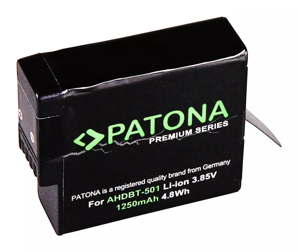 Baterie GoPro Hero 5 Black AABAT-001 AHDBT-501 Premium () - Patona Premium