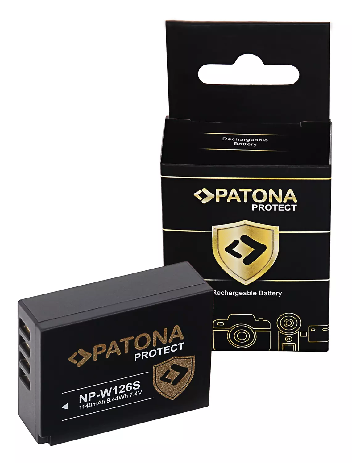 Baterie PATONA Protect Fuji X-T3 VPB-XT3 NP-W126S HS33 EXR Fujifilm - Patona Protect
