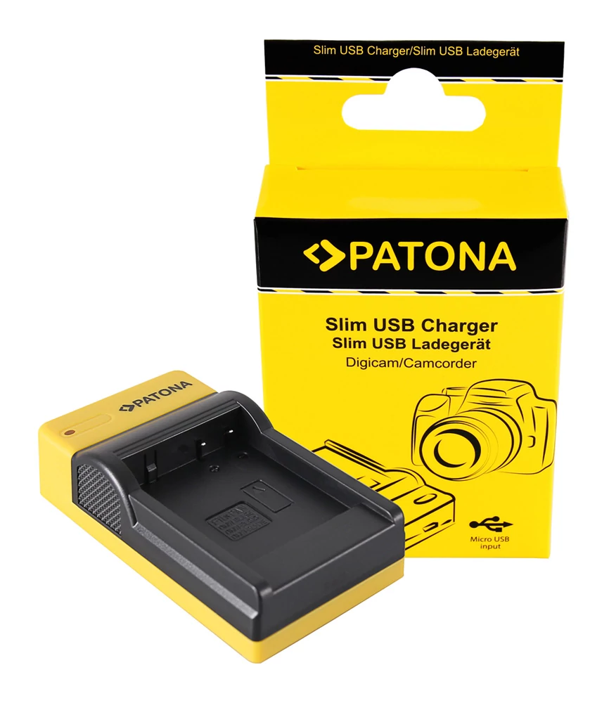 PATONA Slim Micro-USB töltő Panasonic DMW-BLG10 CSBLG10MC CS-BLG10MC DMWBLG10 - Patona