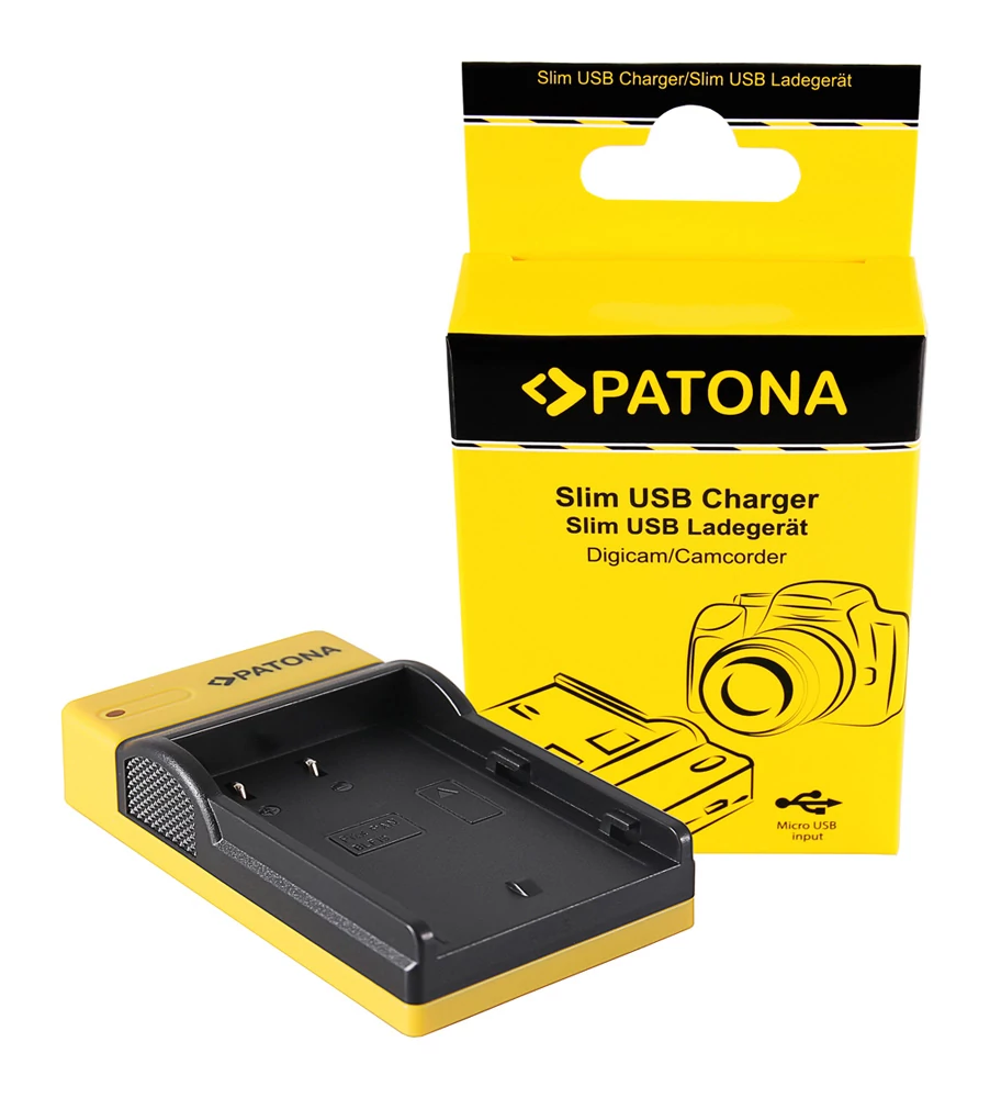 PATONA Slim Micro-USB nabíjačka Panasonic BLF19E DMWBLF19 DMW-BLF19 - Patona