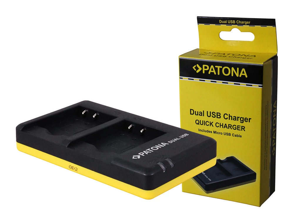 Sony NP-BN1 BN1 Dual Quick Battery / Încărcător de baterii cu cablu Micro USB - Patona