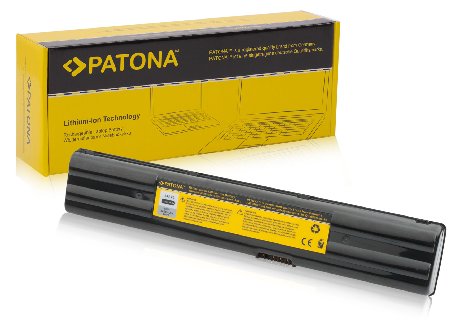 PATONA Battery A42-A2 f. ASUS A2000 Serie A2 A2x A2D A2T A2S A2D