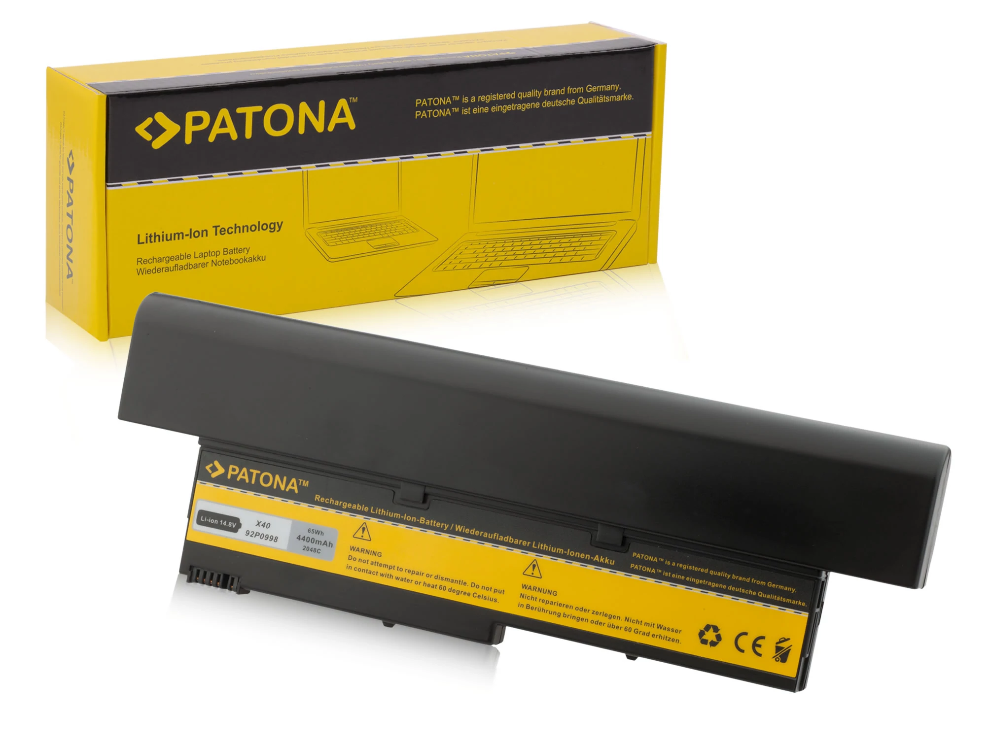 IBM LENOVO THINKPAD X40, X41, 4400 mAh akkumulátor / akku - Patona