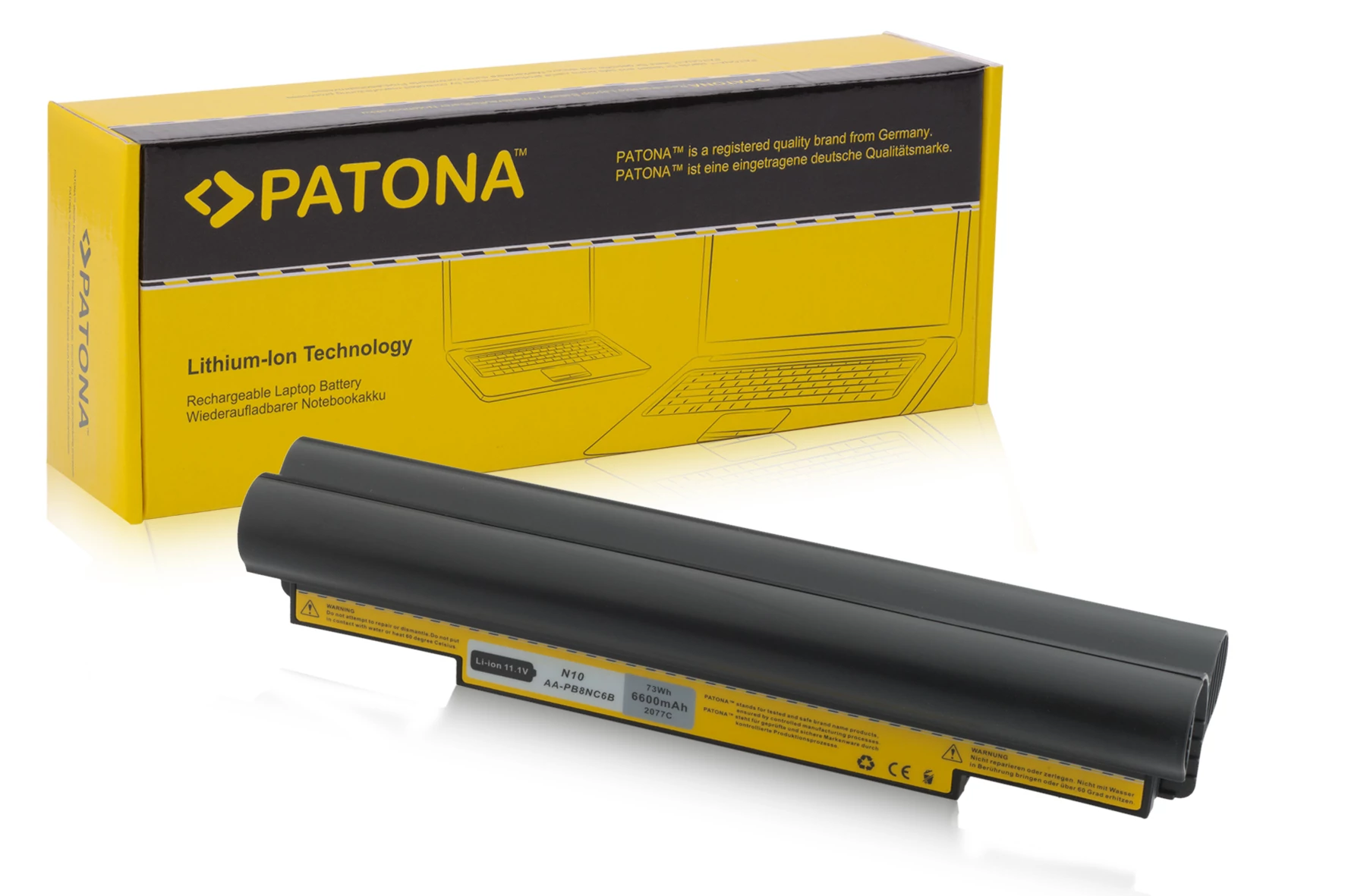 Samsung NC10, NC20, ND20, N110, N120, N130, 6600 mAh batéria / dobíjacia batéria - Patona