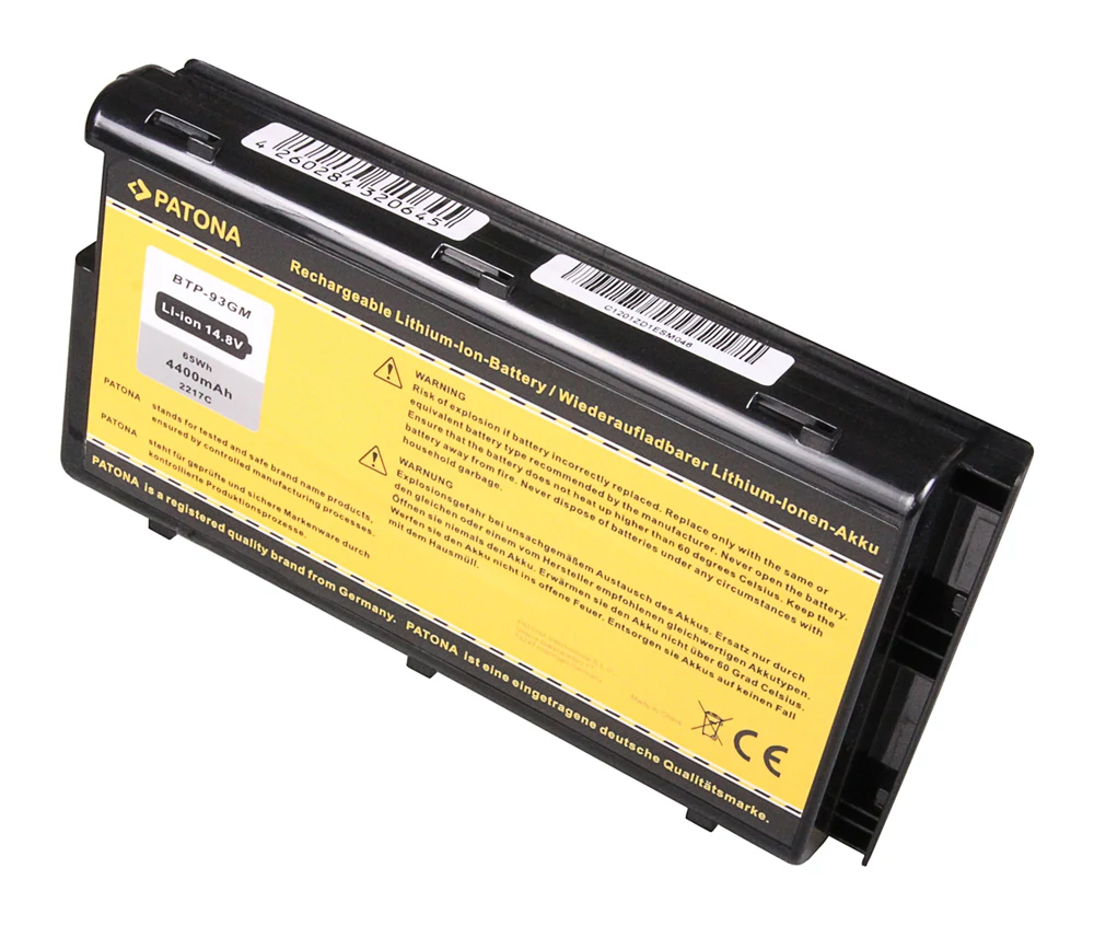 Medion MD95400, WIM2050 szériákhoz, 4400 mAh akkumulátor / akku - Patona
