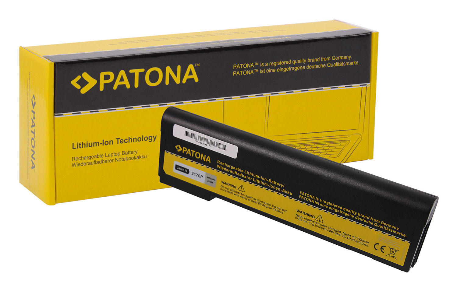 PATONA Battery f. HP EliteBook 2170p Notebook 2170p 3I