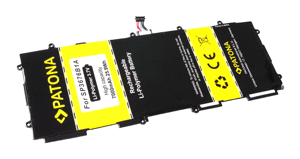 Samsung Galaxy GT-N8000 N8010 N8020, Tab 10.1 GT-P7100 7500 7510 Tab2 7000mAh Li-Polymer akku - Patona