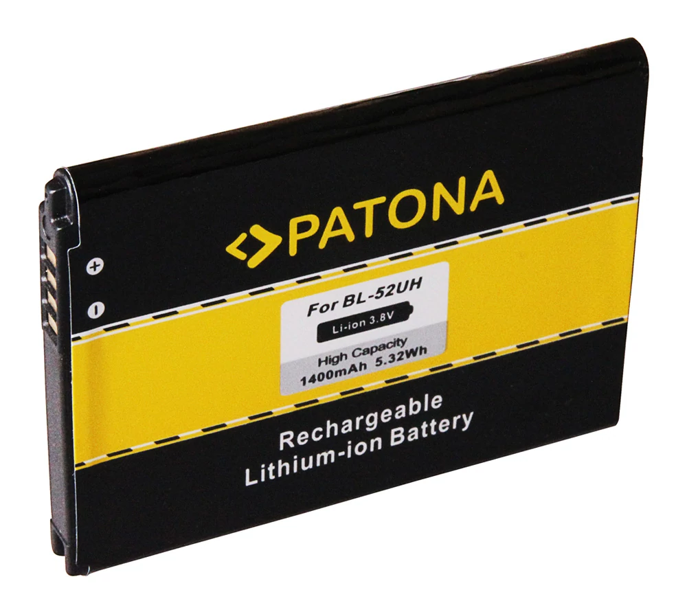 LG Optimus D280 D320 L65 L70 BL52UH BL 1400mAh Li-Ion akkumulátor / akku - Patona