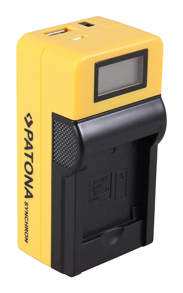 Nikon ENEL19 EN-EL19 LCD  Synchron USB akkumulátor / akku töltő - Patona