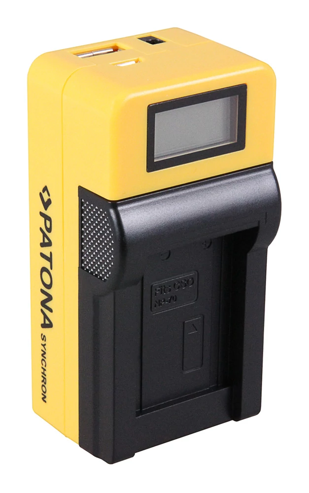 Casio NP70 NP-70 LCD  Synchron USB  akkumulátor / akku töltő - Patona