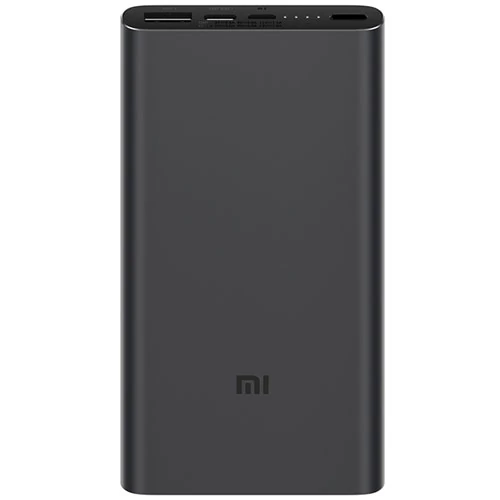 Xiaomi Mi Power Bank 3 10000 mAh 18W gyors töltés - Fekete