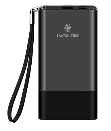 SAATCHITECH 10000mAh külső akkumulátor fekete