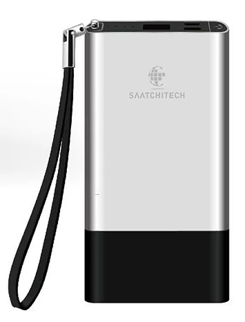 SAATCHITECH 10000mAh külső akkumulátor ezüst