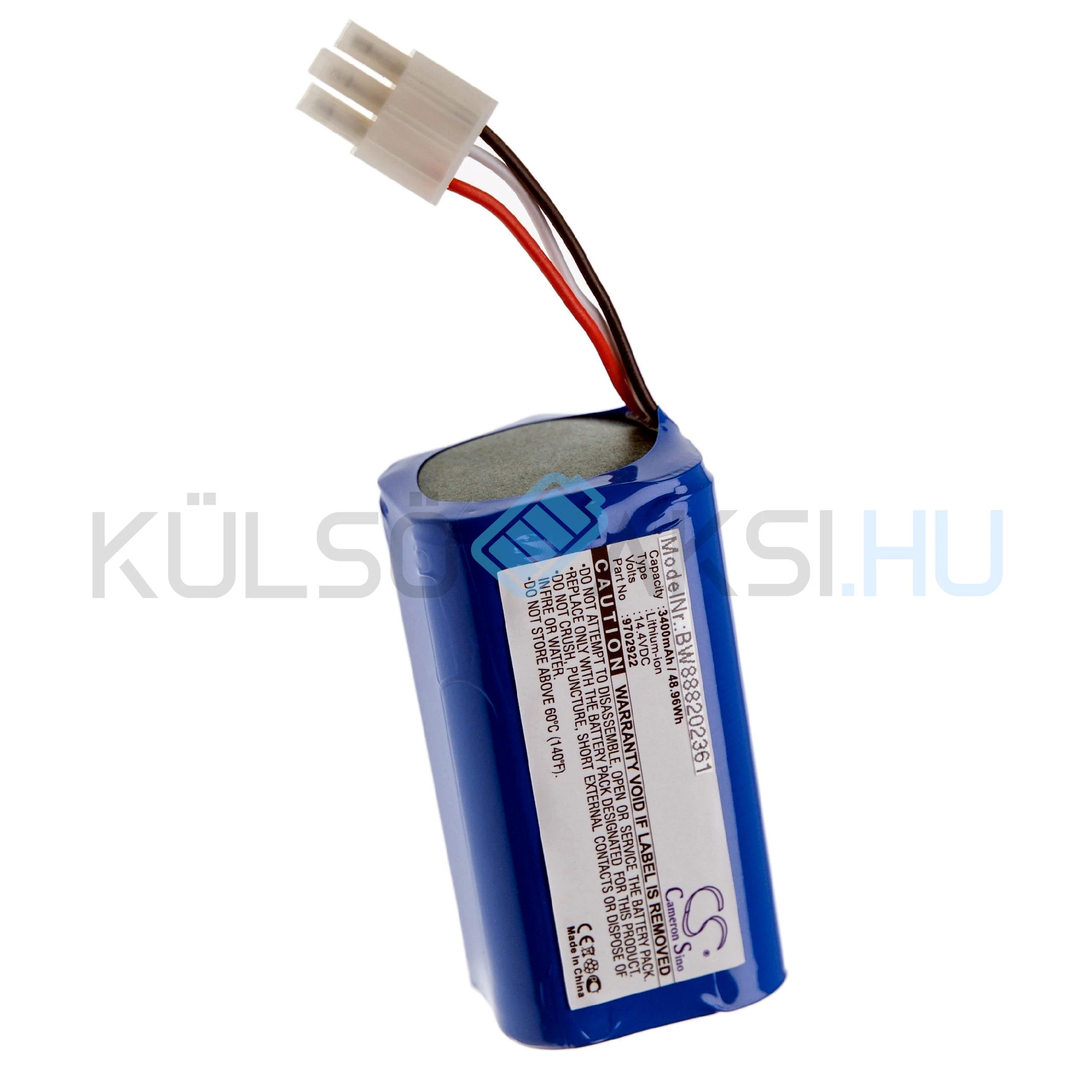 VHBW Akkumulátor Miele 9702922 - 3400mAh, 14.4V, Li-ion