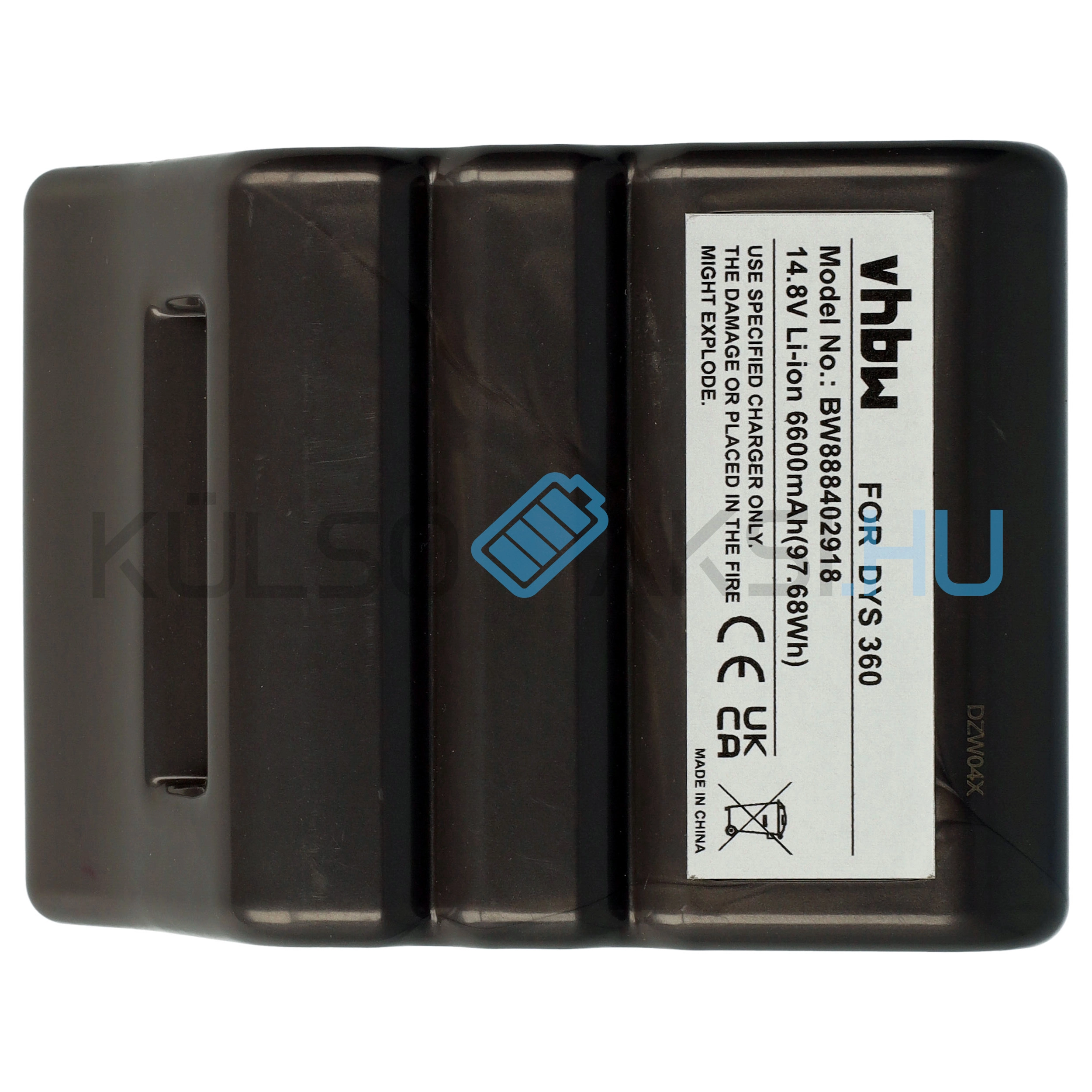 VHBW Cleaner Battery - 6600mAh, 14.8V, Li-ion