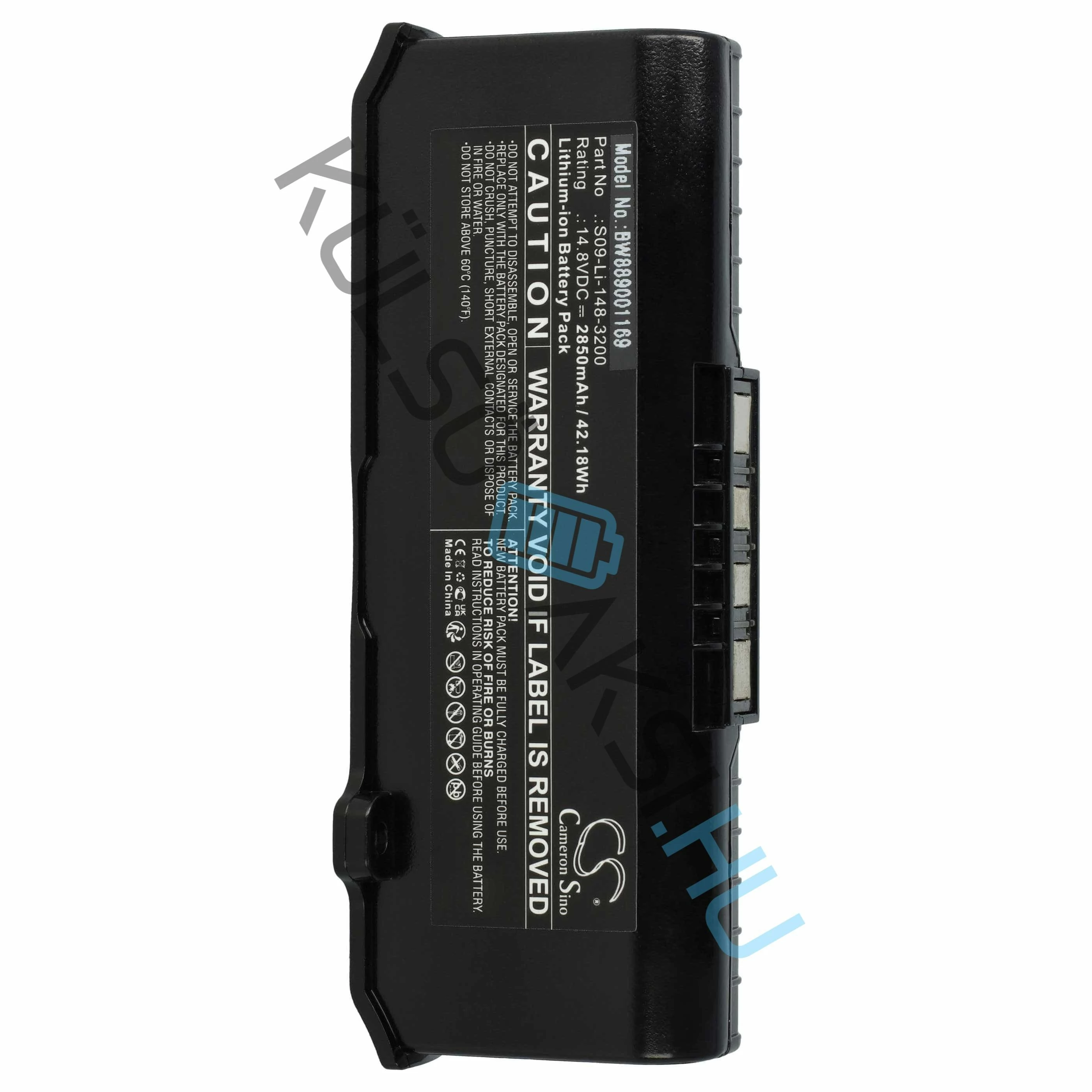 Náhradná batéria  Ecovacs 1035-10056-000-00-H001, S09-Li-148-3200  - 2850mAh, 14.8V, Li-Ion