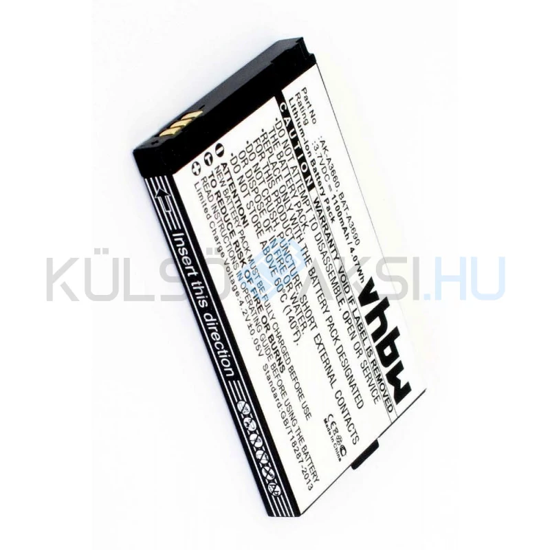 VHBW Telefon akkumulátor akku Emporia BAT-A3690 - 1100mAh, 3.7V, Li-ion