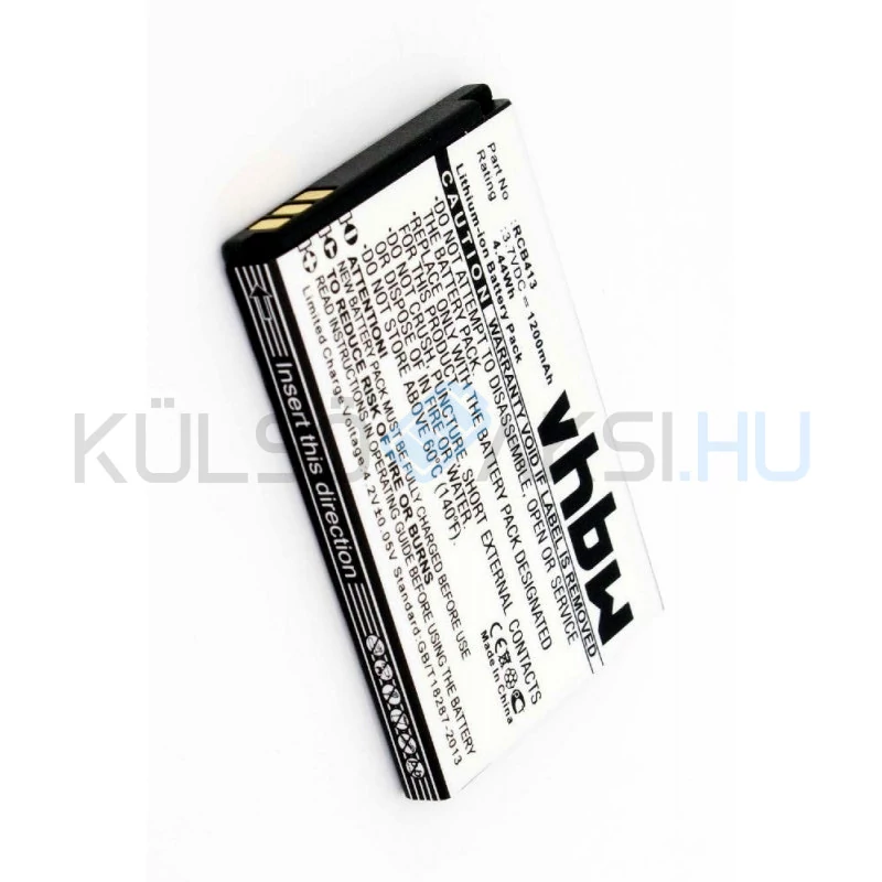 VHBW Telefon akkumulátor akku Doro RCB01P01, RCB413 - 1200mAh, 3.7V, Li-ion