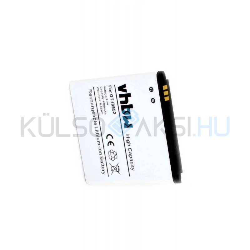 VHBW Telefon akkumulátor akku Samsung EEB585157VK, EB585157LU - 1800mAh, 3.7V, Li-ion
