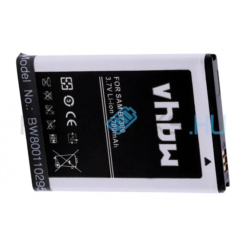VHBW Telefon akkumulátor akku Samsung CPLD-69, EB504465IZBSTD - 1700mAh, 3.7V, Li-ion