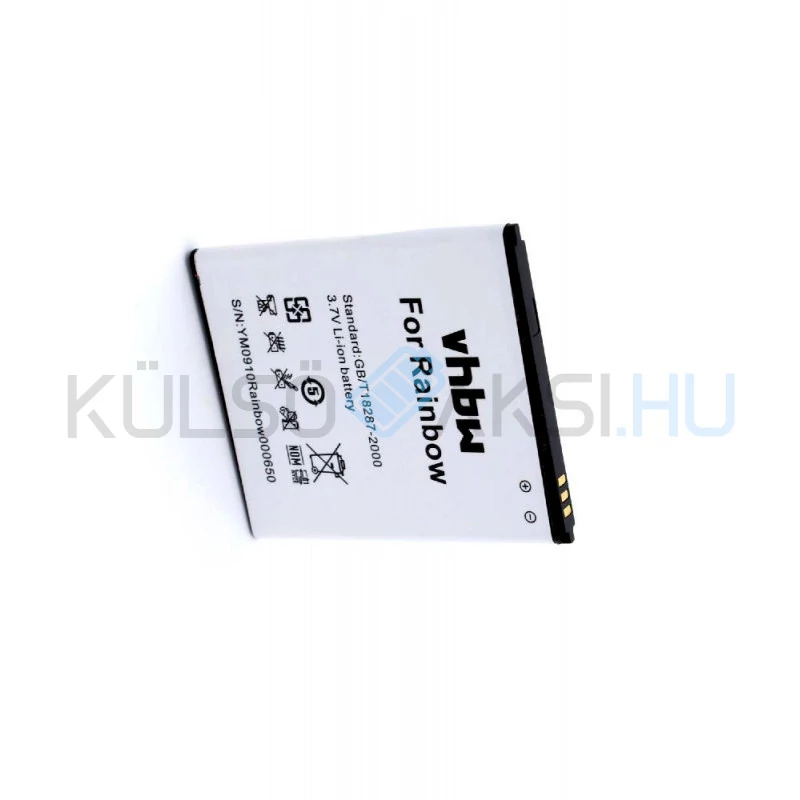 VHBW Telefon akkumulátor akku NGM BL-72 - 2000mAh, 3.7V, Li-ion