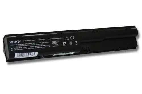 VHBW Baterie laptop HP 633733-1A1, 633733-151, 3ICR19/66-2 - 6600mAh 11.1V Li-ion, negru