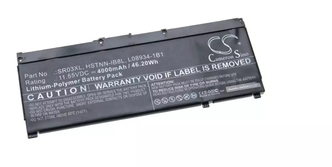 VHBW Laptop akkumulátor HP HSTNN-IB8L, L08855-855, L08934-1B1, SR03XL - 4000mAh, 11.55V, Li-polymer
