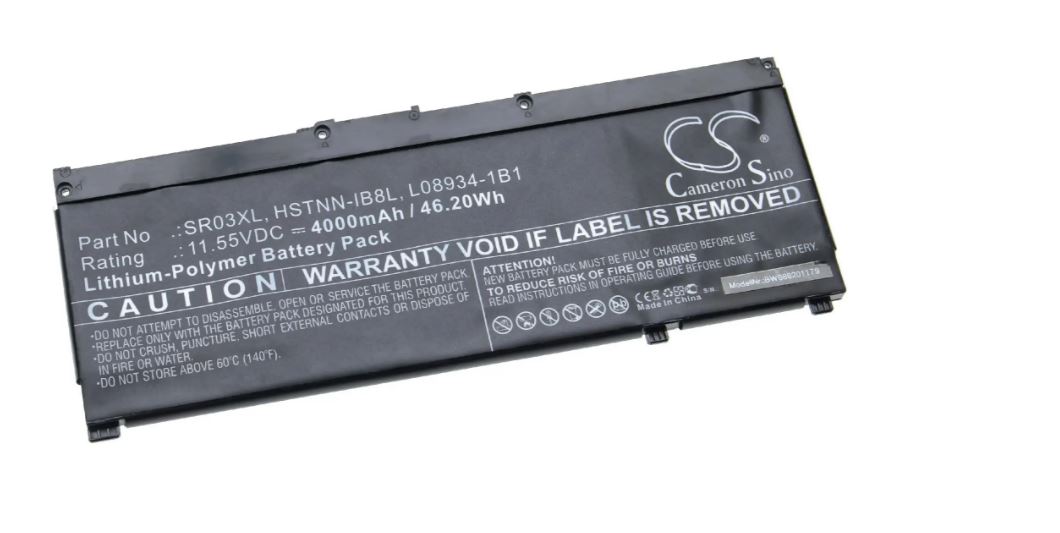 VHBW Laptop battery HP HSTNN-IB8L, L08855-855, L08934-1B1, SR03XL - 4000mAh, 11.55V, Li-polymer