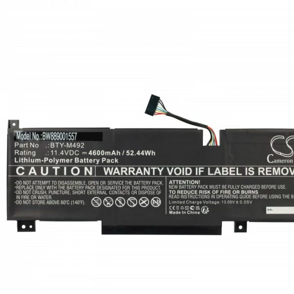 Batéria VHBW pre MSI Pulse GL76 11UDK a ďalšie – 4600mAh